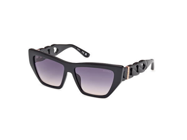 GUESS-00111/S 01B shiny black 56*14, Negre, hi-res 0