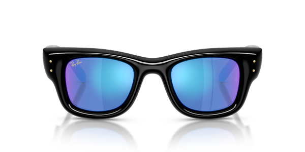 RB-4940 601/55 BLACK(LIGHT GREEN MIRROR BLUE 50*23, Negre, hi-res 1