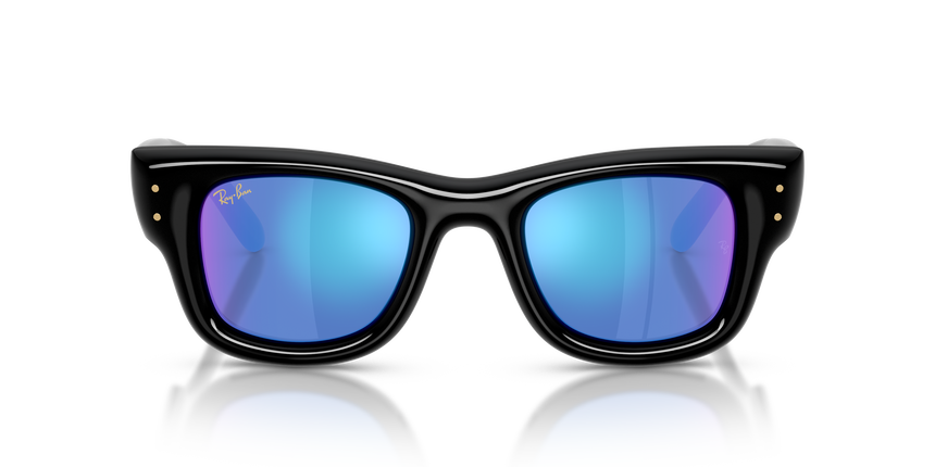 RB-4940 601/55 BLACK(LIGHT GREEN MIRROR BLUE 50*23, Negre, hi-res image number 1