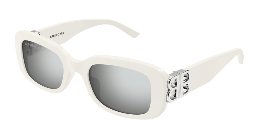 BALENCIAGA-BB0310S/S 003 WHITE SILVER(SILVER 53*22, Blanc, hi-res image number 0