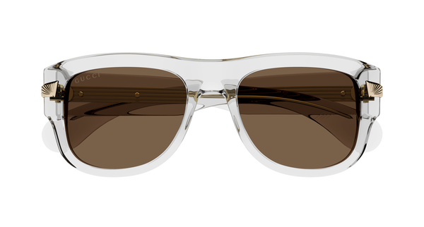 GUCCI-GG1517S/S 004 CRYSTAL (BROWN) 54*19, Transparent, hi-res 1