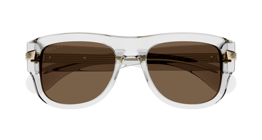 GUCCI-GG1517S/S 004 CRYSTAL (BROWN) 54*19, Transparent, hi-res image number 1