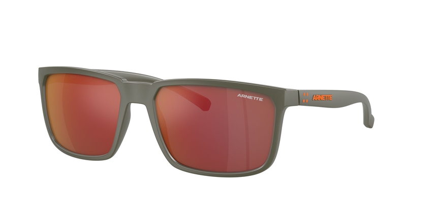 ARNETTE-4251 28546R MATTE MILITARY(GREY MIRROR ORANGE/YELLOW 58*17, Verd mat, hi-res image number 0