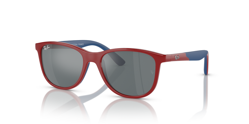 RJ-9077S 71606G RED ON RUBBER BLUE (GREY MIRROR BLACK) 49*16, Vermell | Blau, hi-res image number 0