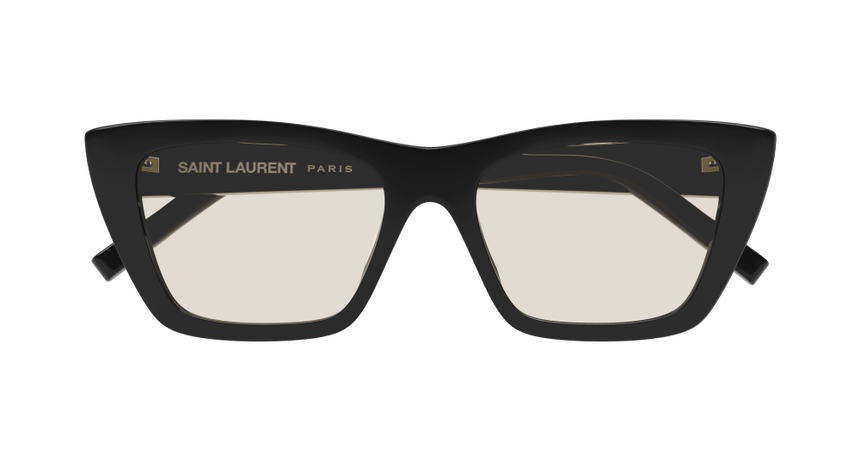 SAINT-LAURENT-SL276/S 038 BLACK-BLACK-YELLOW 53*16, Negre, hi-res image number 1