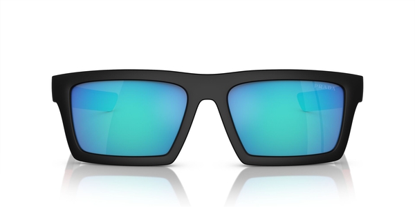 PRADA-SPORT-02ZSU/S 1BO08R MATTE BLACK(LIGHT GREEN MIRROR BLUE 55*18, Negre mat, hi-res 1
