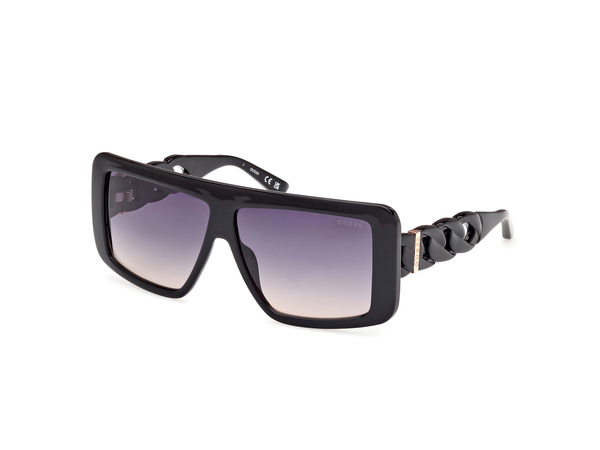 GUESS-00109/S 01B shiny black 60*10, Negre, hi-res 0