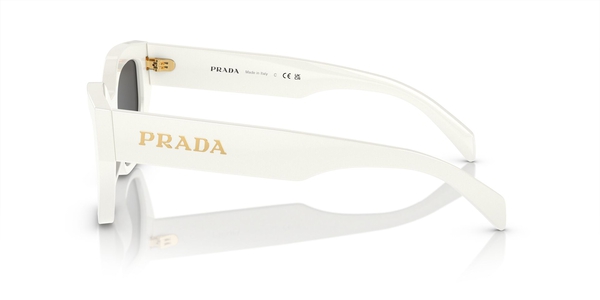PRADA-A09S/S 1425S0 TALC(DARK GREY 53*18, Blanc, hi-res 2