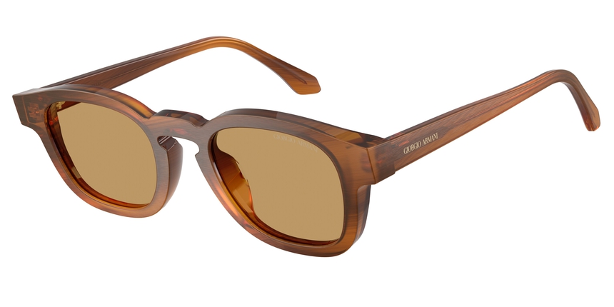 ARMANI-8254U/S 616373 BRUSHED STRIPED HONEY(BROWN 48*22, , hi-res image number 0