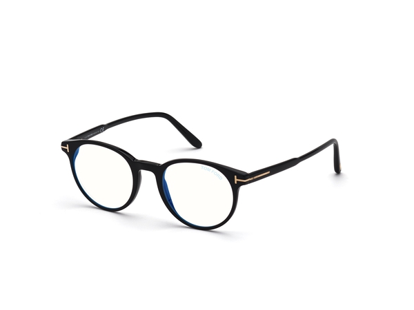 tomford-5695b/g 001 shiny black+filtro azul 49*20