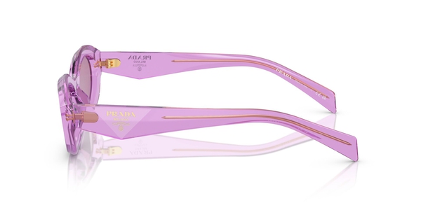 PRADA-26ZS/S 13R07Q TRANSPARENT AMETHYST/DARK VIOLET MIRROR SILVER INT 55*16, Amatista transparent, hi-res 2