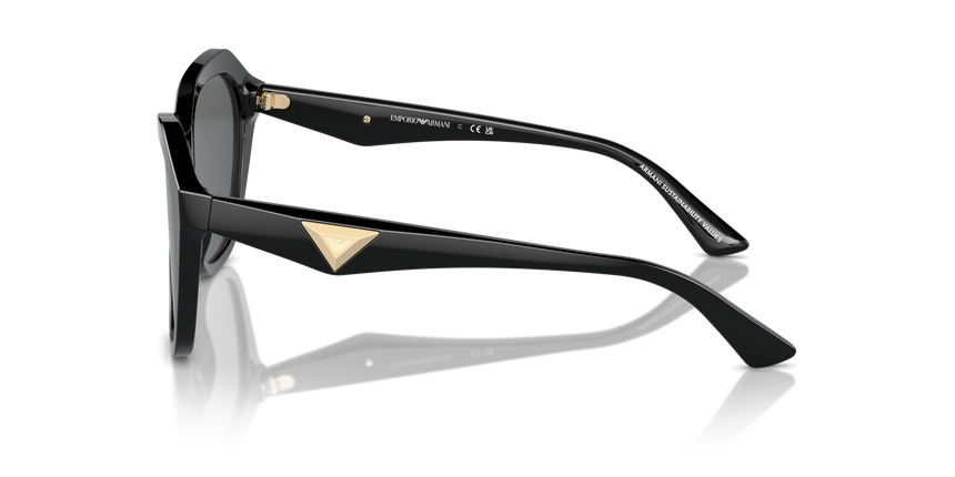 EMPORIO-4221/S 501787 SHINY BLACK(DARK GREY 56*17, , hi-res image number 2