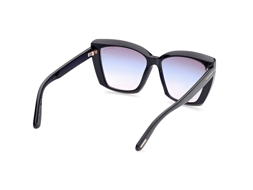 TOMFORD-0920/S 01B shiny black  (gradient smoke 57*15, Negre, hi-res image number 3