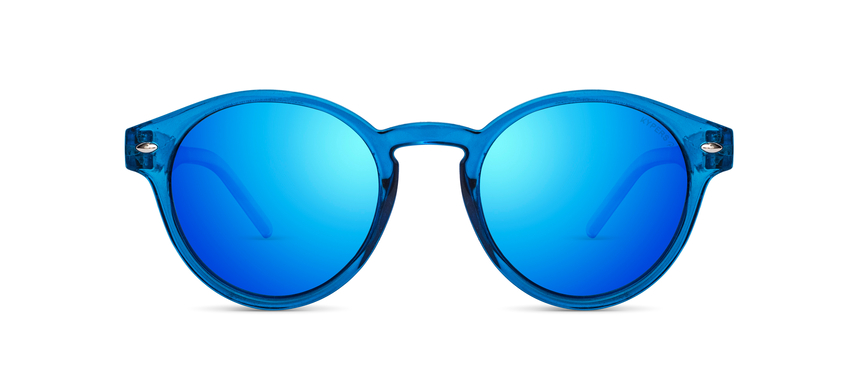 KYPERS-MANHATTAN/S MAH002 CRYTAL  BLUE W/ BLUE REVO CAT.3 49*22, Blau transparent, hi-res image number 1