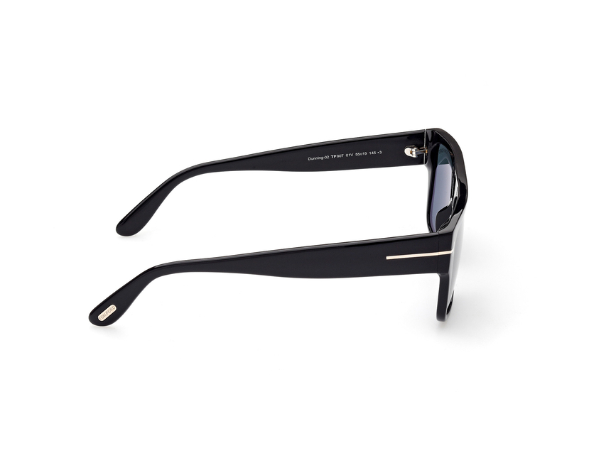 TOMFORD-0907/S 01V shiny black  (blue 55*19, Negre, hi-res image number 6