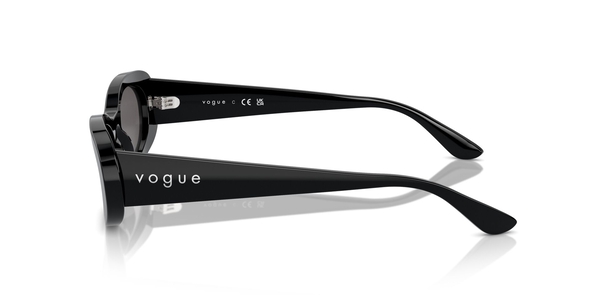 VOGUE-5582S/S W44/87 BLACK(BLACK SMOKE 53*20, Negre, hi-res 2