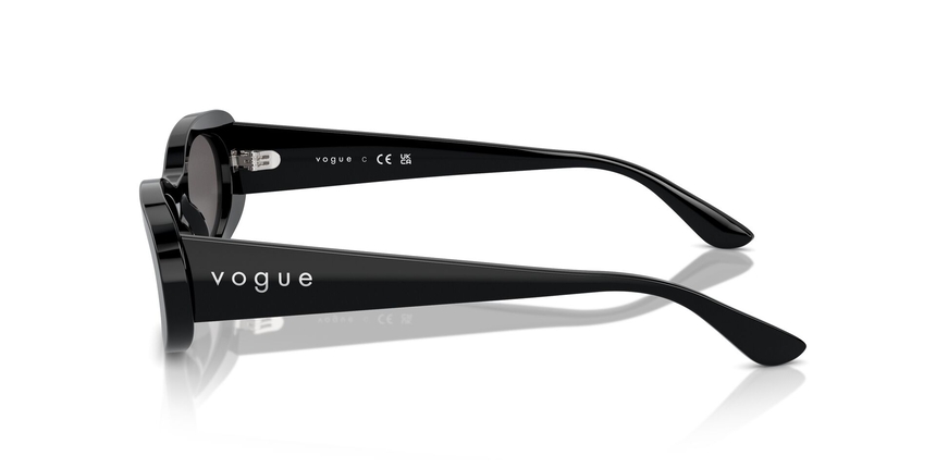 VOGUE-5582S/S W44/87 BLACK(BLACK SMOKE 53*20, Negre, hi-res image number 2