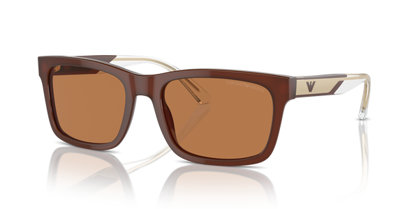 EMPORIO-4224/S 609573 SHINY OPALINE BROWN(BROWN 57*19, Marró, hi-res 0