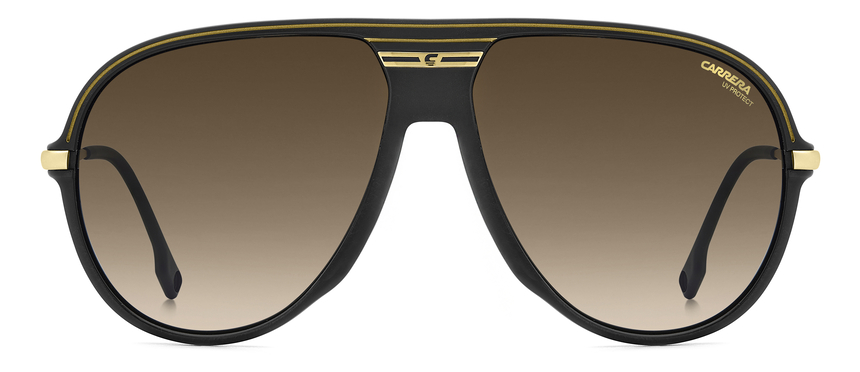 CARRERA-C-SPORT-06/S I46*86 MATTE BLACK GOLD(BLACK BROWN GREEN ANTIREFLEX 61*14, , hi-res image number 1