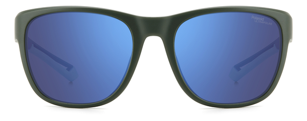 POLAROID-7051/S DLD*QG MATTE GREEN(BLUE MIRROR POLARIZED HIGH CONTRAST 57*19, Verd, hi-res 1
