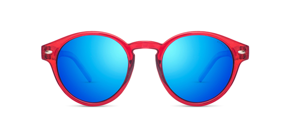 KYPERS-MANHATTAN/S MAH006 RED CRYSTAL BLUE REVO 49*22, Vermell transparent, hi-res 1