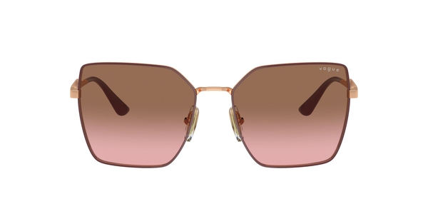 VOGUE-4284/S 518214 TOP BORDEAUX/ROSE GOLD(PINK GRADIENT BROWN 56*17, Vermell | Or rosa, hi-res 1