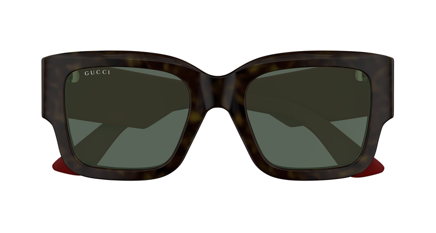 GUCCI-1663S/S 002 HAVANA-RED-GREEN 52*21, Havana | Vermell, hi-res image number 1