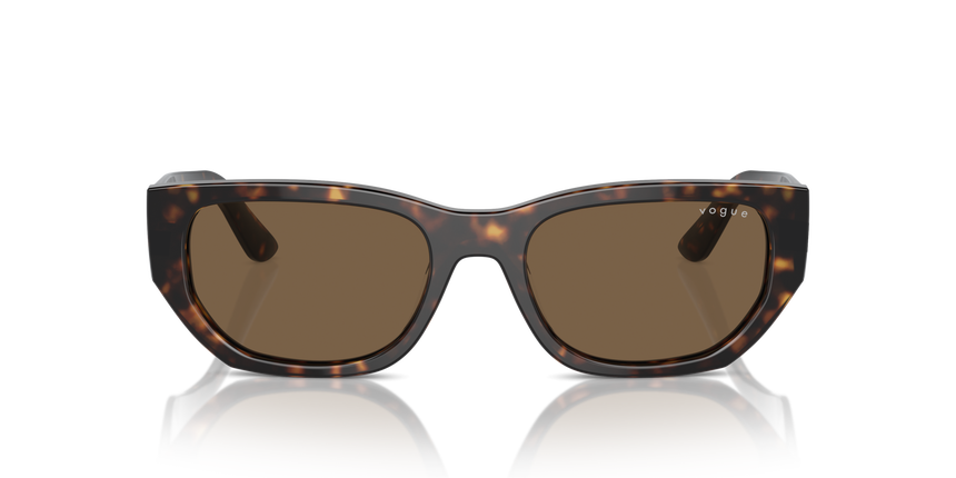 VOGUE-5586/S W65673 DARK HAVANA(DARK BROWN 53*19, Havana, hi-res image number 1