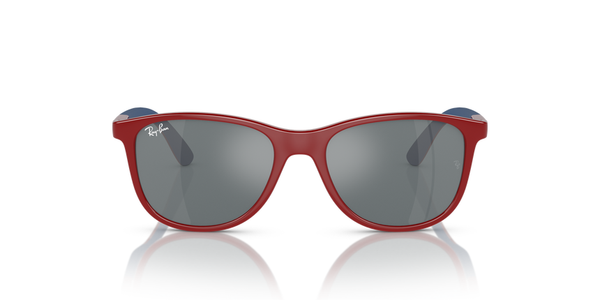 RJ-9077S 71606G RED ON RUBBER BLUE (GREY MIRROR BLACK) 49*16, Vermell | Blau, hi-res image number 1