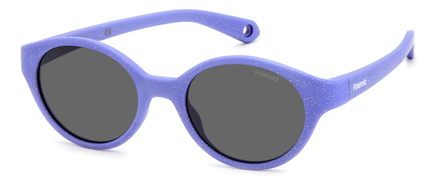 POLAROID-KIDS-K007/S MW2*M9 GLITTER VIOLET(GREY POLARIZED 42*16, Violeta, hi-res image number 0