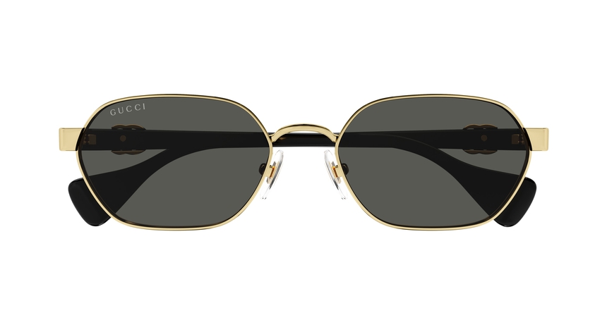 GUCCI-1593S/S 001 GOLD/BLACK/GREY 56*18, , hi-res image number 1