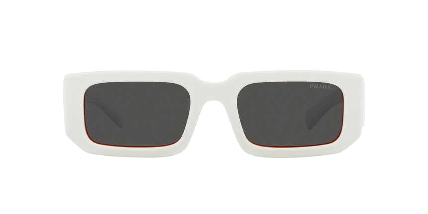 PRADA-06YS/S 17M5S0 TALC/ORANGE 53*21, Blanc, hi-res image number 1