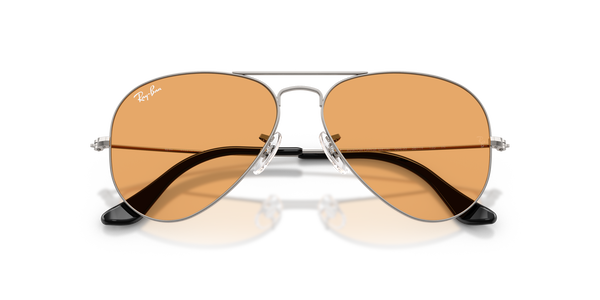 RB-3025 004/33 GUNMETAL(ORANGE 58*14, Plata, hi-res 4