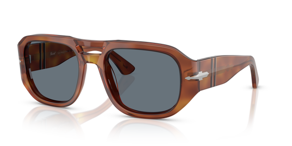 persol-3373s/s 96/56 terra di siena(light blue 53*20