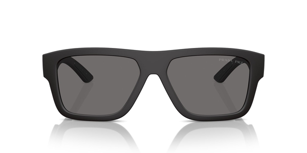PRADA-SPORT-04ZS/S DG002G BLACK RUBBERED(DARK GREY POLAR 56*16, Goma negre, hi-res 1