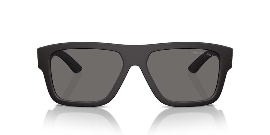 PRADA-SPORT-04ZS/S DG002G BLACK RUBBERED(DARK GREY POLAR 56*16, Goma negre, hi-res image number 1
