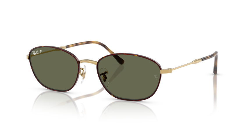 RB-3749 927358 HAVANA ON GOLD(GREEN POLAR 55*18, Havana | Daurat, hi-res image number 0