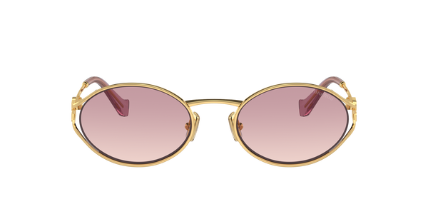 MIUMIU-52YS/S 5AK06S GOLD (BROWN GRADIENT VIOLET 54*21, Daurat, hi-res 1