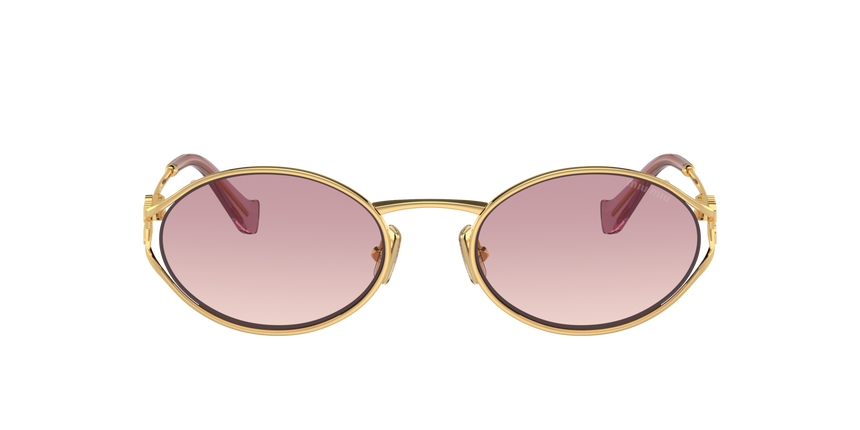 MIUMIU-52YS/S 5AK06S GOLD (BROWN GRADIENT VIOLET 54*21, Daurat, hi-res image number 1