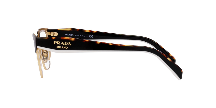 PRADA-65YV/G AAV1O1 BLACK/PALE GOLD 53*18, Negre, hi-res image number 9