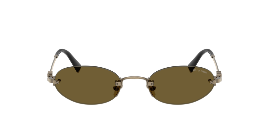 MIUMIU-A54S/S 26C09Z OLD GOLD (DARK BROWN) 51*20, Daurat, hi-res image number 1