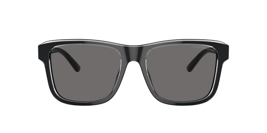 EMPORIO-4208/S 605187 SHINY BLACK/TOP CRYSTAL(DARK GREY POLAR 56*18, Negre | Transparent, hi-res image number 1
