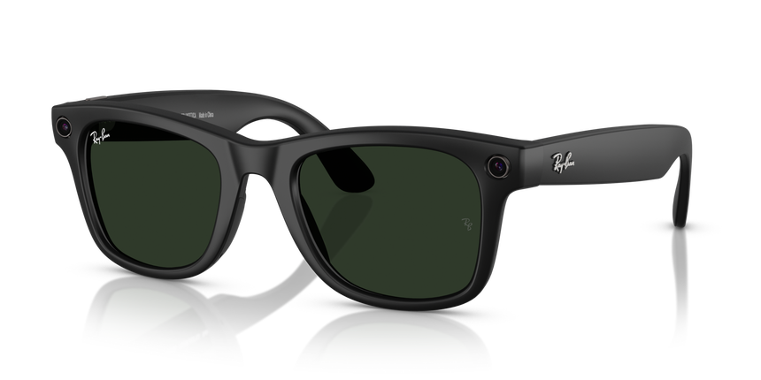 RB-META-4008 601S1M MATTE BLACK(TRANSITIONS GRAPHITE GREEN 53*22, Negre mat, hi-res image number 1
