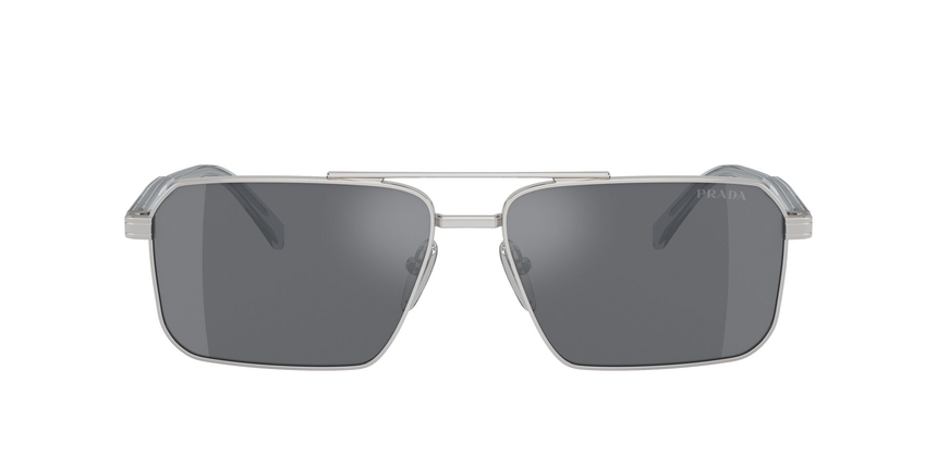 PRADA-A57S/S 1BC175 SILVER/DARK GREY FLASH SILVER 61*15, , hi-res image number 1