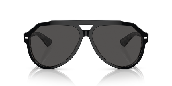 GABBANA-4452/S 340387 BLACK ON GREY HAVANA(DARK GREY 60*13, Negre | Gris Havana, hi-res 1