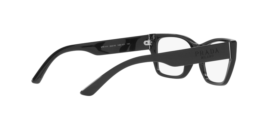 PRADA-11YV/G 1AB1O1 BLACK 54*16, Negre, hi-res image number 4