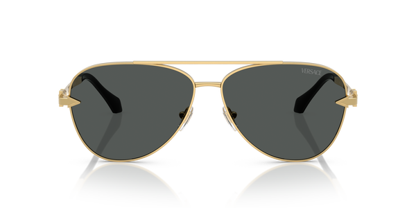 VERSACE-2283/S 100287 GOLD(DARK GREY 61*13, , hi-res 1