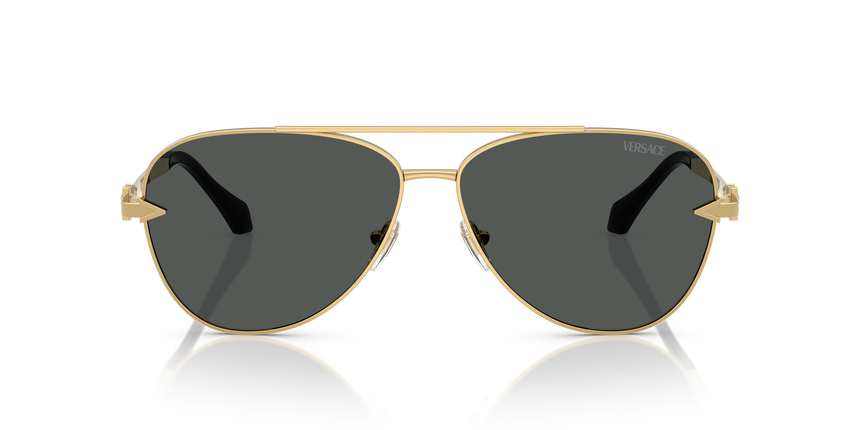 VERSACE-2283/S 100287 GOLD(DARK GREY 61*13, , hi-res image number 1