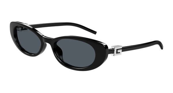 GUCCI-1680/S 002 BLACK-BLACK-GREY 52*17, Negre, hi-res 0