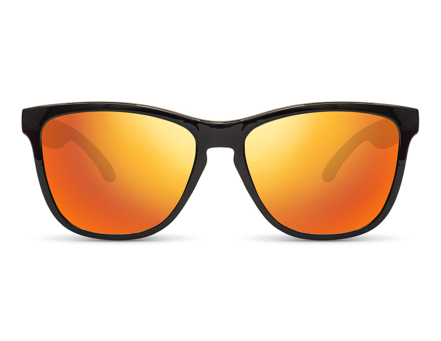 KYPERS-CAIPIRINHA/S CAI068 GLOSSY BLACK AND ORANGE MIRROR 54*17, Negre, hi-res image number 1